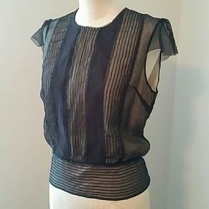 Anthropologie Saja silk top